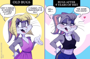 funny bugs bunny cartoon porn - Cute comic I found. : r/traaaaaaannnnnnnnnns