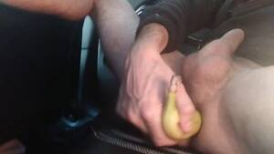 large cock small toys - Big Cock Man in Car, Train His Anus with a Small Toy, then Insert Half a  Banana, Likes It and Cums Porn Videos - Tube8