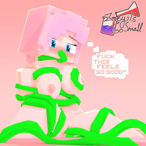 Minecraft Tentacle Porn - Rule 34 - 3d adult blue eyes blush bondage breasts female green tentacles  horny female kneeling mine-imator minecraft nipples oral penetration oral  sex pink hair pussy simple background tagme tentacle tentacle on