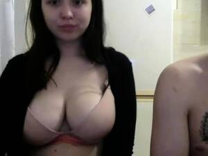 bouncing boobs teen webcam - Sexy Teen Bouncing Big Boobs On Webcam at Nuvid