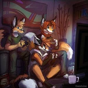 Maned Wolf Furry Porn - Furry Gamers XD by thanshuhai on deviantART