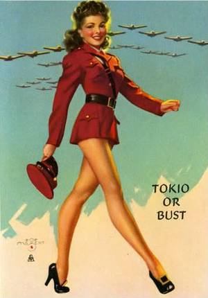 drawn 1940s porn - Tokio Or Bust by Zoe Mozert WWII http://s577.photobucket.com