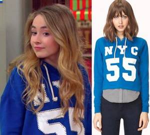 Maya Girl Meets World Porn - Maya Hart (Sabrina Carpenter) wears a Forever 21 Fresh NYC Cropped Hoodie  in the color Royal in an upcoming episode of Girl Meets World Season *Note*  The ...