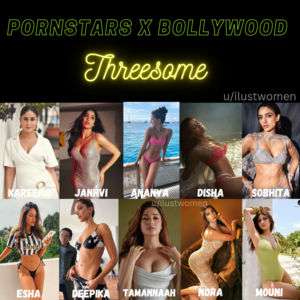 Bollywood Porn Stars - Choose one Pornstar and a Bollywood babe for a Threesome. One wants to give  you pleasure and other wants to satisfy herself. Choose wisely. (names  written in body text and on the