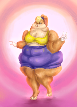 Lola Bunny Fat Porn - Flubby Bunny Lola commission â€” Weasyl