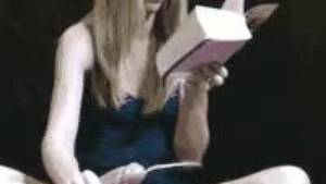 handjob reading - Ruined orgasm while reading a book.