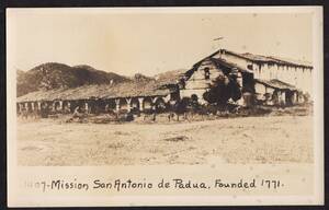 Church From The 1800s Vintage Porn - DECREPIT OLD CHURCH MISSION SAN ANTONIA DE PADUA ~ 1910s CA VINTAGE PHOTO  RPPC | eBay