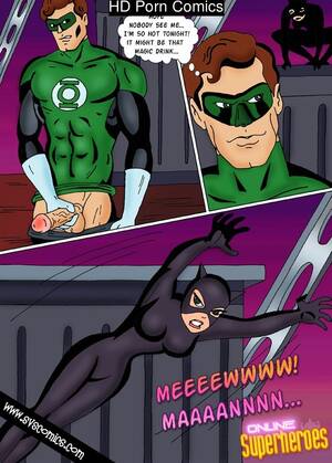 Green Lantern Wonder Woman Porn - Catwoman Fucks Green Lantern comic porn | HD Porn Comics