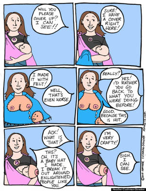 Breastfeeding Porn Comics - Hilarious Comic Has The Perfect Response To People Who Try To Shame  Breastfeeding Moms