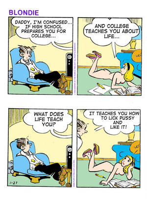 Blondie Cartoon Porn - Rule 34 - blondie (comic) clothing comic strip cookie bumstead dagwood  bumstead edit female human mostly nude tagme | 514988