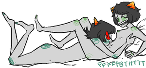 Homestuck Terezi Porn - Queen of the Night â€” janksy: someone asked me for terezi/nepeta porn...