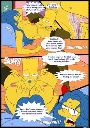 cartoon sex random - Page 21 of the porn sex comic Los Simpsons - Issue 3 for free online