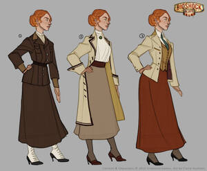 Bioshock Infinite Lutece Porn - saveroomminibar: Bioshock Infinite. The Lutece Twins.by Claire Hummel.  shoomlah: More of my vis dev work for Bioshock: Infinite! (You can see my  concepts for young Liz over yonder in this post) Sooo