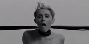 Black And White Bondage Porn - Bondage-Themed Video Featuring Miley Cyrus Pulled From Porn Festival  [UPDATE] | HuffPost