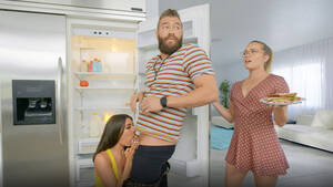 Brunette From Porn Adds - Brunette Tru Kait Sneakily Fucks A Big Dick In The Kitchen - Brazzers Porn  Ad