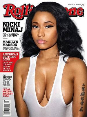 Nicki Minaj Phat Ass Porn - Nicki Minaj Covers 'Rolling Stone' / Reveals She Had An Abortion - That  Grape Juice