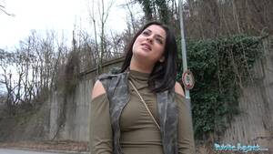 Money To Fuck In Public - Brunette lets pickup artist fuck her for cash in public | AREA51.PORN