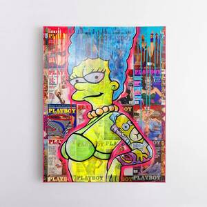 Marge Simpson Porn Pencil Art - Sexy Marge Simpson - Vintage Playboy Original Painting by Nixon Painting by  Trevor Farbo | Saatchi Art