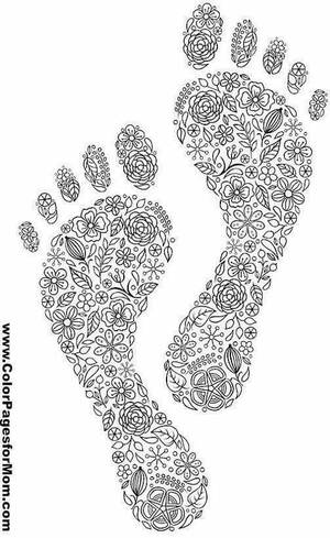 footjob coloring pages - Bare feet coloring page | Coloring pages to print, Coloring pages, Colouring  pages