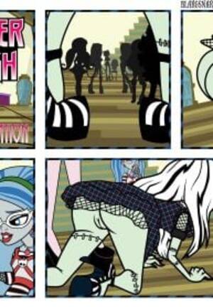 Monster High Porn - Frankie's Initiation (Monster High) [Blargsnarf] Porn Comic - AllPornComic