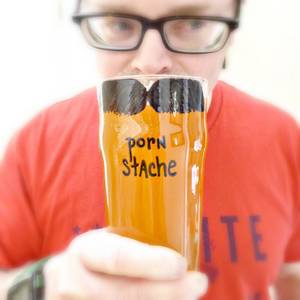 Funny British Porn - Mustache Beer Glass Â· Porn Stache Hand Painted British Pint Glass Â· Funny  Mens Gift British Pint Glass ...