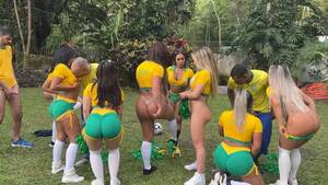 brazilian shemale soccer - Lifewithcamila - celebrating Brazil world cup ts bbc orgy - ManyVids