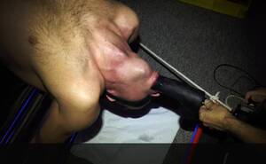 dildo throat fuck - Throatfuck: fucking machine shoves dildo intoâ€¦ ThisVid.com