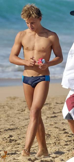 cute people on the beach - Speedo on Beach