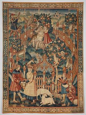 Medieval Era - Hunting with a Hawk (from the Hunting Parks Tapestries) | South  Netherlandish | Medieval tapestry, Medieval art, Tapestry art