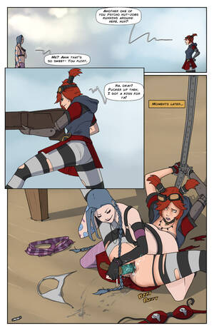 Borderlands 2 Porn Comics English - Rule 34 - before and after blue hair bondage borderlands borderlands 2 bra  bra removed braid choker clothing collar comic crossover defeated dialogue  domination duo english text female femdom femsub fucked silly