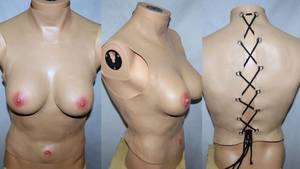 ladyboy fat transfer augmentation - False Fake Boobs Skin Corset Cross-dressing Transvestite Tranny Drag Queen  Bustâ€¦