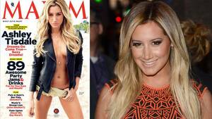 Ashley Tisdale Nude Lesbian - Ashley Tisdale Goes Topless For Maxim | Entertainment Tonight