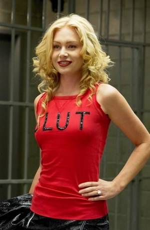 Arrested Women - Lindsay Funke (Portia de Rossi) in her infamous Slut shirt