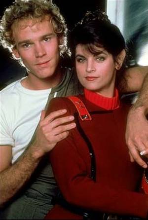 Kirstie Alley Saavik Porn - Kirk's son, Doctor David Marcus, and Spock's protege, Lieutenant Saavik,  from Star