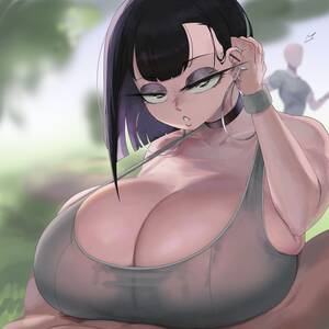 anime goth tits - Goth grabs a drink â€“ BooruGuru - Comics Army