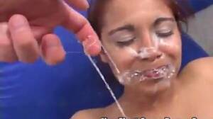 gang bang cum covered - Cum-hungry whore's face covered in jizz after a gangbang - Porn300.com