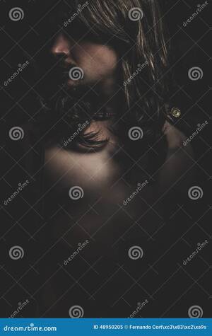 black vampire nude - Vampire with Black Coat and Long Hair, Nude Stock Image - Image of horror,  adult: 48950205