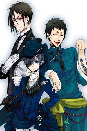 Ceal Porn Black Butler - Black Butler- Sebastian, Ciel, and Lau