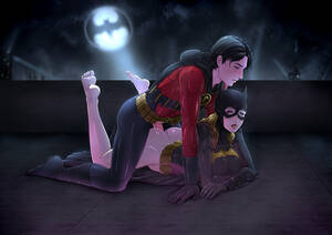 Batman Batgirl And Robin Porn Roof - Rule 34 - 1boy 1girls anal ass barefoot batgirl batman (series) black hair  blonde hair blue eyes boots bottomless canon couple costume cowgirl  position dc duo feet female femsub human isaii large