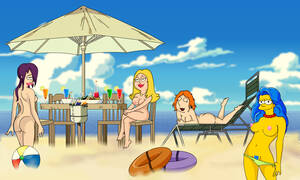 naked beach toons - Cartoon Porn Gallery Pics image #61745