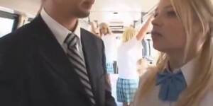 asian guy blonde bus - Blonde schoolgirl Bus Handjob AMWF - Tnaflix.com