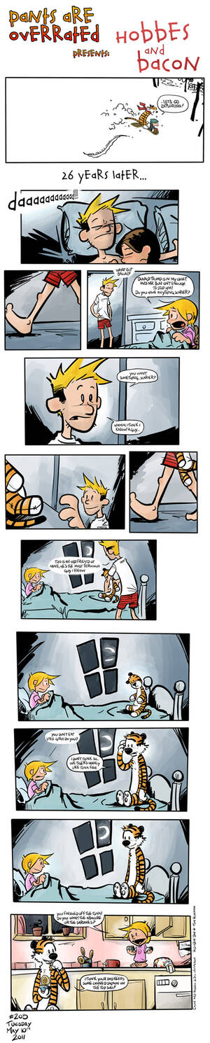 Calvin And Hobbes Comic Strip Porn - Calvin, Hobbes And Comic Book Biology : Krulwich Wonders... : NPR