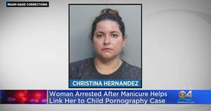 Arrested Women - Hialeah woman arrested after manicure links her to child porn - CBS Miami