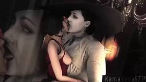 Lesbian Resident Evil - Lady Alcina Dimitrescu x Ada Wong - femdom; yuri; lesbian; oral sex;  kunilingus; 3D sex porno hentai; [Resident Evil 8: Village] ~ se.video