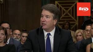 Christine Cavanaugh Porn - Brett Kavanaugh & Christine Blasey Ford Testimony Supreme Court Hearing  Transcript | Rev Blog