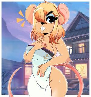 Female Furry Mouse Porn Made - 158315 - suggestive, artist:wirelessshiba, oc, oc only, oc:ela novabay  (wirelessshiba), mammal, mouse, rodent, anthro, blonde hair, blue eyes,  breasts, buckteeth, female, fur, hair, looking at you, nipple outline,  nudity, solo, solo female,