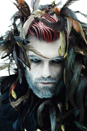 Gay Food Fetish Porn - Using beard and hair colors to add color to a snow queen or snow king look  is awesome. Also, the feathers around the face bring so much nature into  the ...