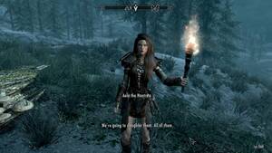 Aela The Huntress Porn Play - Aela wants me to clear a fortress full of Silver Hands. The thing is, if  they are werewolves hunters then shouldn't they be perceived as \