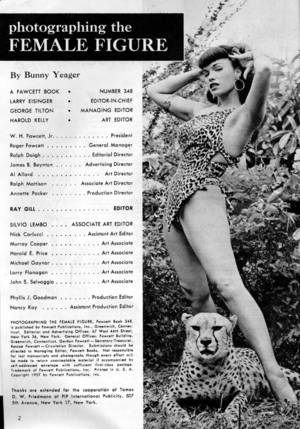 Bunny Yeager Porn - Famous Jungle Bettie / Bunny Yeager ...