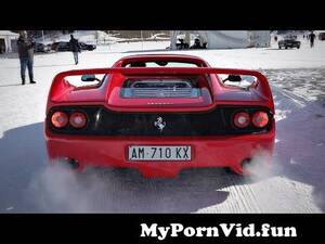 Ferrari Sex - This Ferrari F50 with STRAIGHT PIPE is PORN for the Ears! - Start Up, Revs  & Snow Drifts! from video sex porn rage ferrari Watch Video - MyPornVid.fun